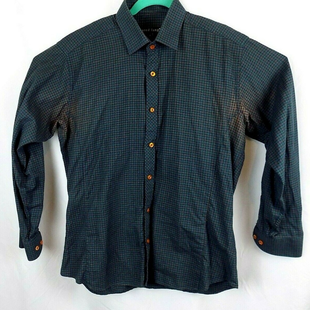 Jared Lang Men's Long Sleeve Large 100% Cotton